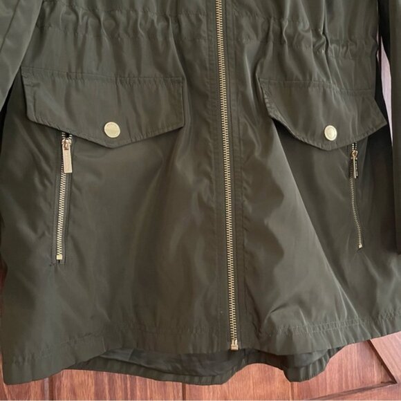 Michael Kors Army Green Utility Jacket Medium - Picture 4 of 6